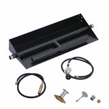 Garvee Kit Foyer Jetable Spark Ignition H, 60,000 BTU, Double Combustible, Acier Carbon Résistant à la Chaleur, Usage Intérieur/Extérieur, Noir