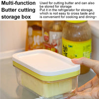 Boîte à beurre Garvee avec lame en acier inoxydable et récipient en plastique pour la cuisine et la pâtisserie, durable, incassable et pratique