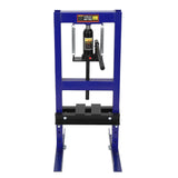 Garvee Presse hydraulique 6 t, cadre en H réglable avec plaques, acier robuste, pour atelier et garage auto, bleu - Bleu foncé