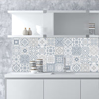 Garvee Lot de 24 stickers vinyle vintage imperméables en PVC, autocollants décoratifs pour salle de bain, cuisine et maison, modèle ET244-1