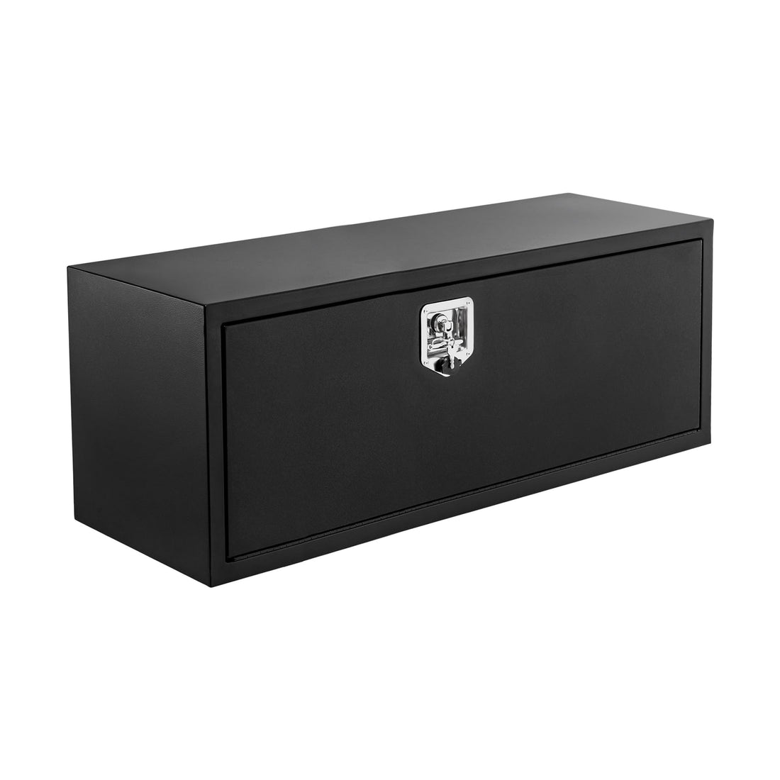 Garvee Boîte à Outils Sous Châssis 76,2×35,6×40,6cm, Acier Noir, Poignée en T, Coffre Étanche pour Pick-up, RV et Remorque