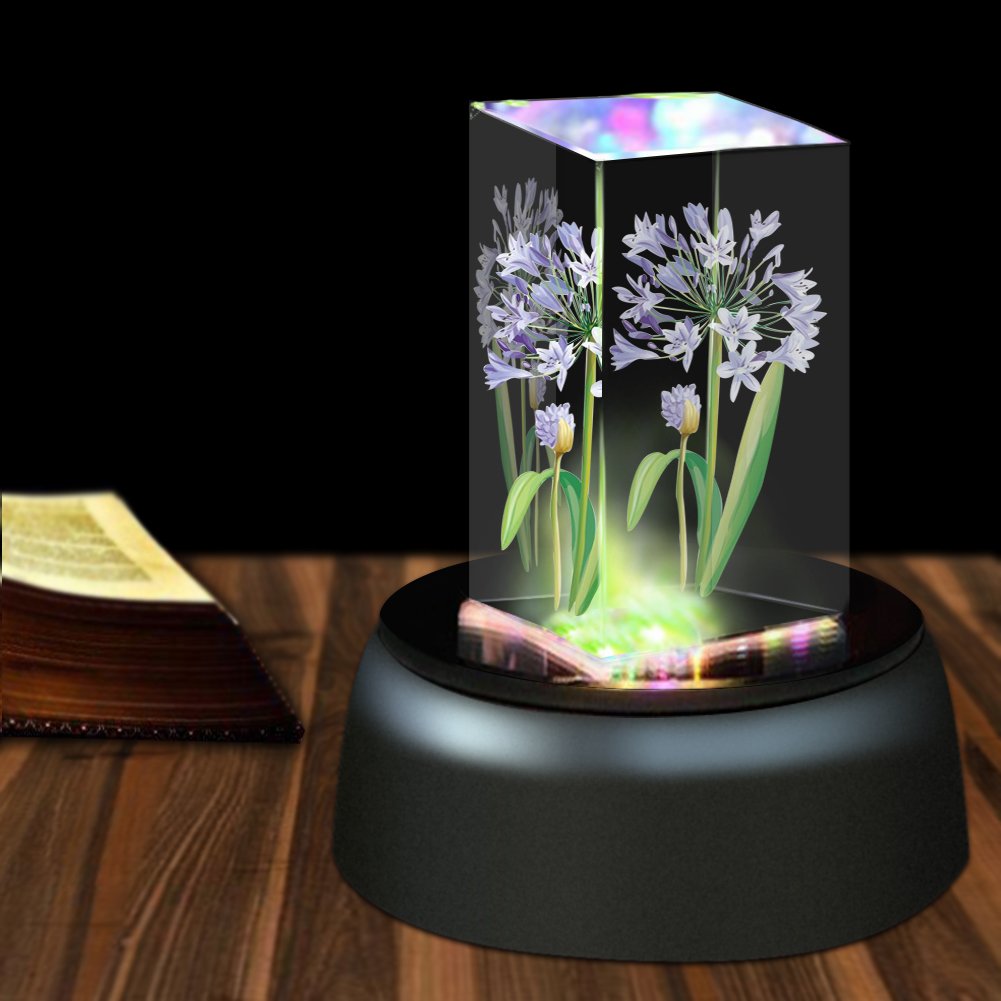 Base lumineuse LED Garvee, dessous de verre à cocktail à dégradé de couleurs, lumière blanche, matériau robuste, pour les fêtes