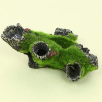 Décoration d'aquarium Garvee en résine et mousse - Tronc artificiel en résine pour eau douce et eau de mer, décoration naturelle, robuste et durable