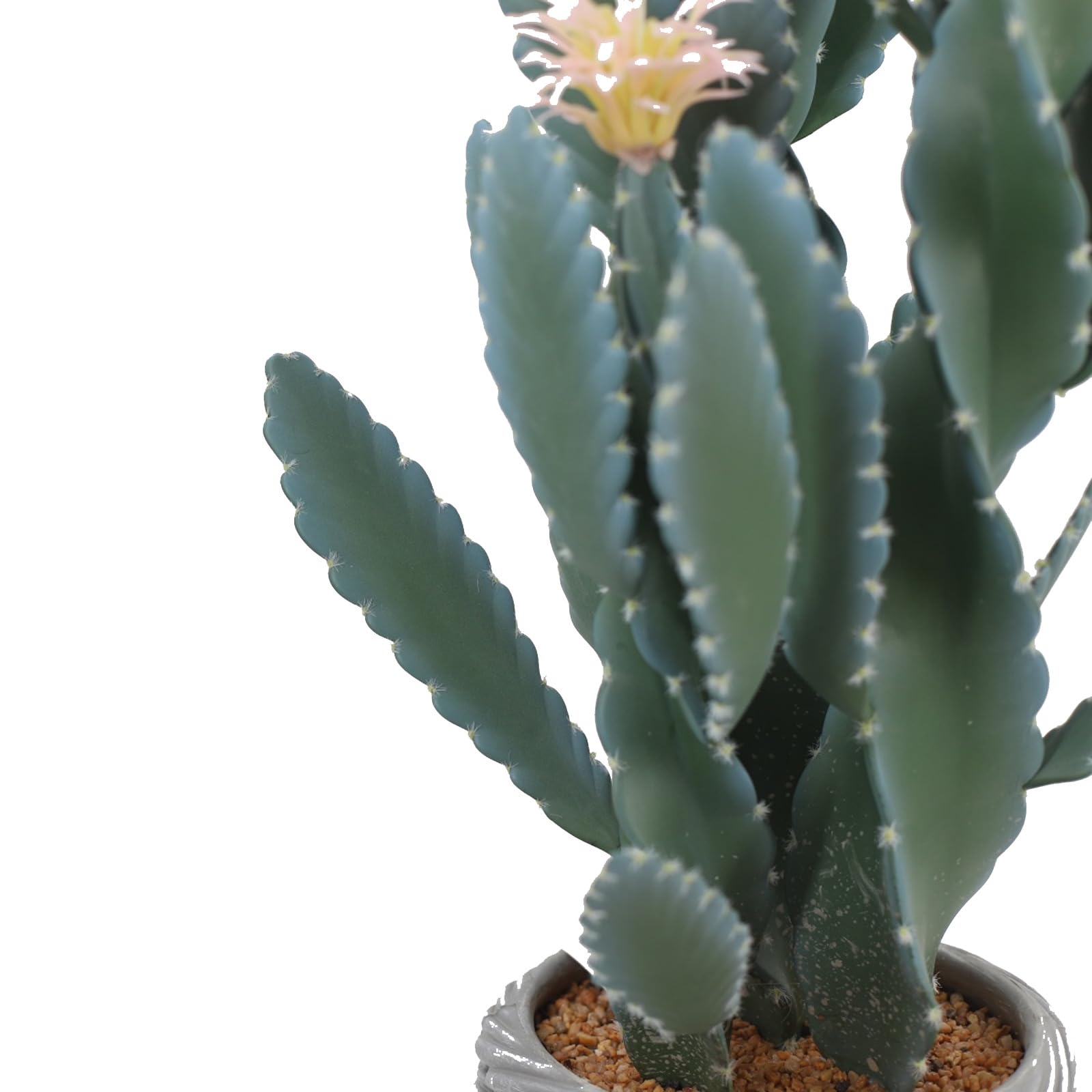 Garvee Cactus artificiel 91cm, grande plante décorative en plastique vert, aspect naturel pour salon, bureau et entrée