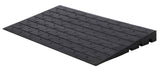 Garvee Rampe de trottoir en caoutchouc robuste 61 × 107 × 6,4 cm, hauteur 10,4 cm, pour allées, camions, bus et fauteuils roulants - Noir