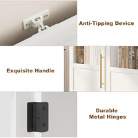Garvee colonne de rangement salle de bain 178 cm, meuble étroit autoportant avec porte et étagères ouvertes, pour petits espaces