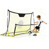 Garvee Rebondisseur De Football 1,8x1,8m Double Face Cadre Acier Filet PE Portable Pour Entraînement Extérieur Jardin Parc - 