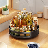 Étagère de rangement rotative Garvee, organisateur de comptoir de cuisine, plateau tournant rond en métal, étagère à épices pour armoire de cuisine, garde-manger, réfrigérateur, coiffeuse - rouge