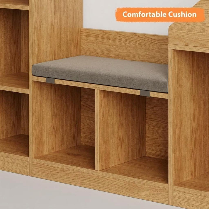 Bibliothèque polyvalente chambre salon bureau coffre à jouets