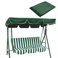 Toile de rechange Garvee pour balancelle de jardin, pare-soleil, bâche de toit pour balancelle de style hollywoodien, protection contre le soleil, revêtement argenté, polyvalente