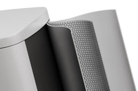 Ensemble poubelle Garvee 13,2 + 2,6 gallons en acier inoxydable avec couvercle, mécanisme à pédale, métal, blanc, pour la cuisine et la salle de bain, compact