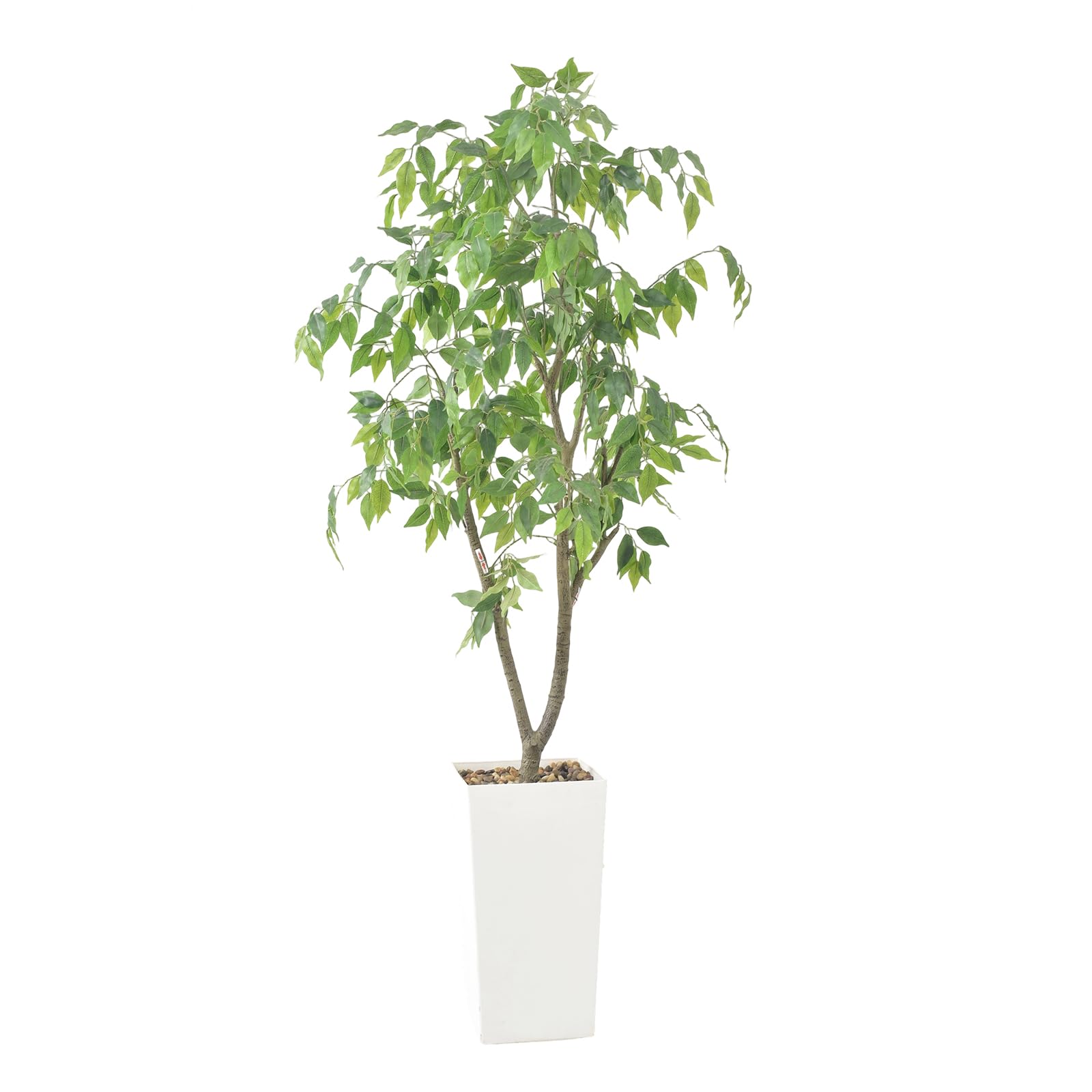 Arbre artificiel d'intérieur Garvee de 1,5 m, facile à nettoyer, durable, design réaliste, décoration polyvalente, vert