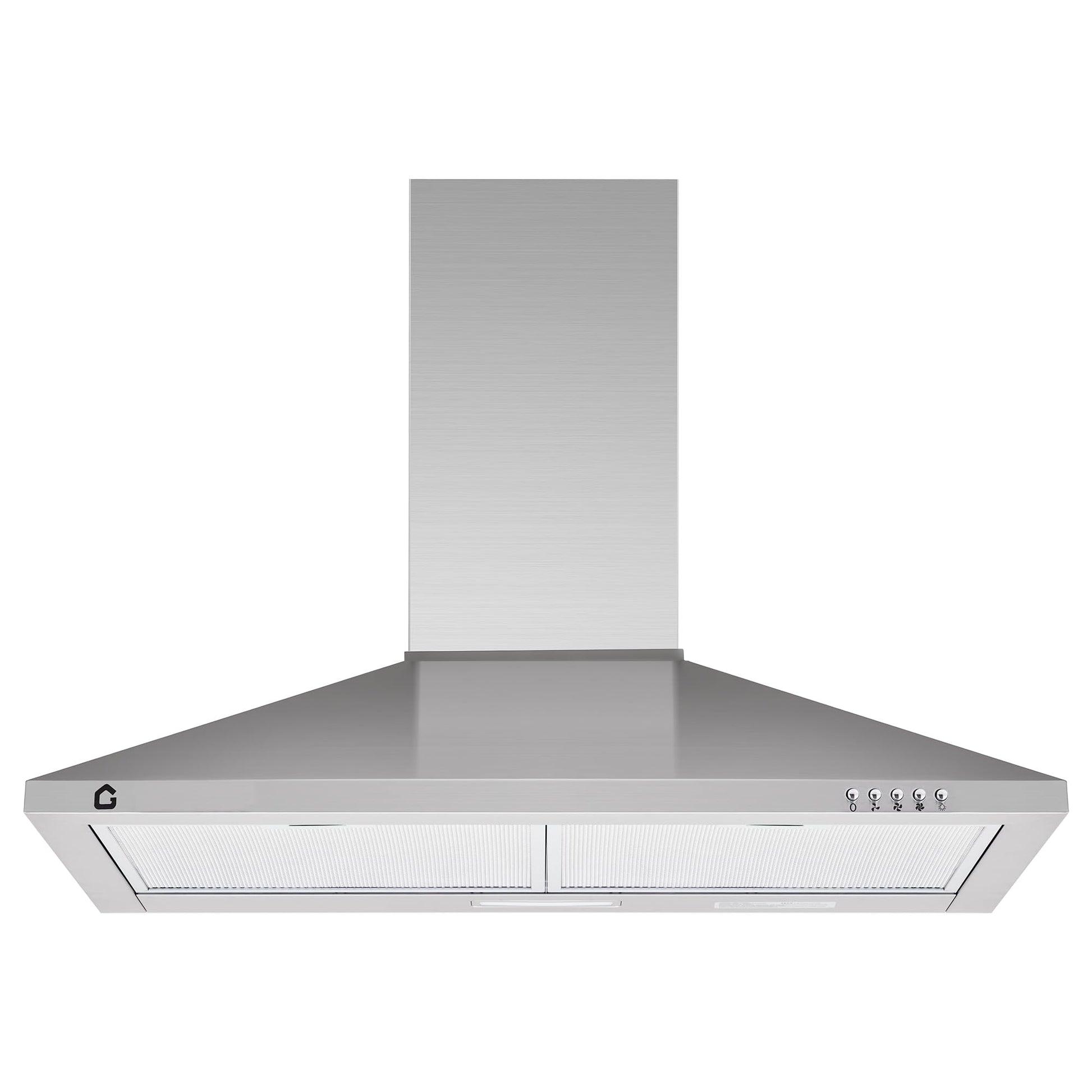 Hotte Garvee 76 cm (30 pouces) avec filtre en aluminium pour cuisine, 250 pi³/min (7 m³/min), commandes tactiles et télécommande, silencieuse, convertible, argent