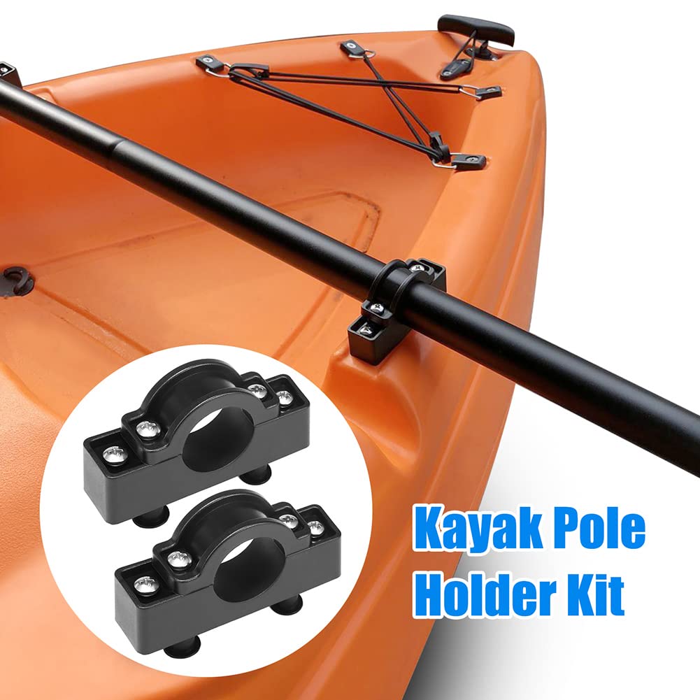 Garvee Marine Stabilisateur de bateau, kayak, canoë, support de moteur, clip de rechange pour mât, noir, sports nautiques