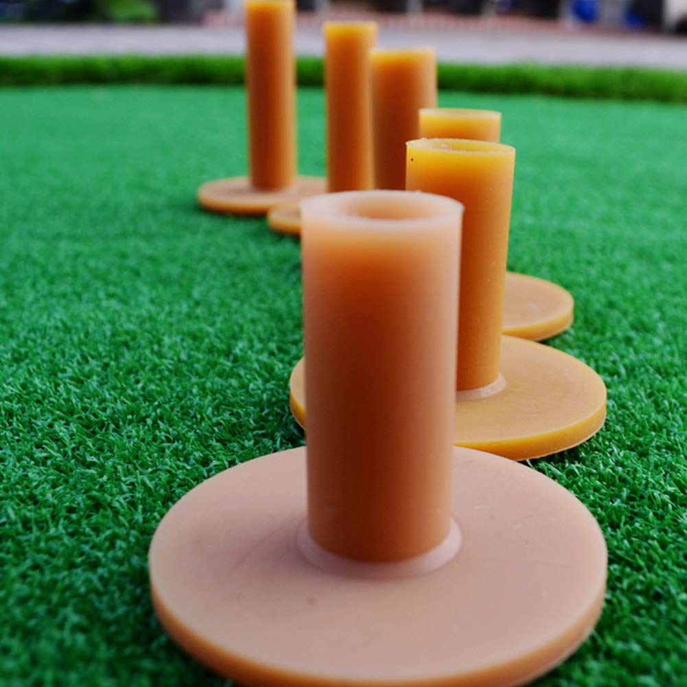 Tee d'entraînement de golf Garvee en caoutchouc de haute qualité, durable et réutilisable, compatible avec toutes les tailles de tees, 83 mm, pour l'entraînement en intérieur et en extérieur