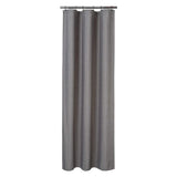 Rideau de douche Garvee en polyester imperméable avec crochets pour salles de bain et baignoires, 122 x 183 cm, gris