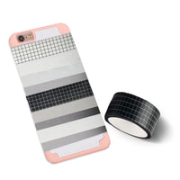 Garvee Lot de 8 rouleaux de ruban adhésif décoratif Washi Tape, couleurs assorties, 3M, pour emballage et décoration, couleurs durables, facile à découper