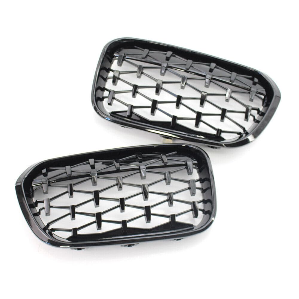 Calandre avant noire brillante Garvee Creyteg F20 compatible avec BMW Série 1 F20 F21 (2011-2014)