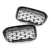 Calandre avant noire brillante Garvee Creyteg F20 compatible avec BMW Série 1 F20 F21 (2011-2014)