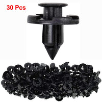 Garvee Kit de 30 clips de réparation automobile universels en plastique de 8 mm pour pare-chocs et ailes