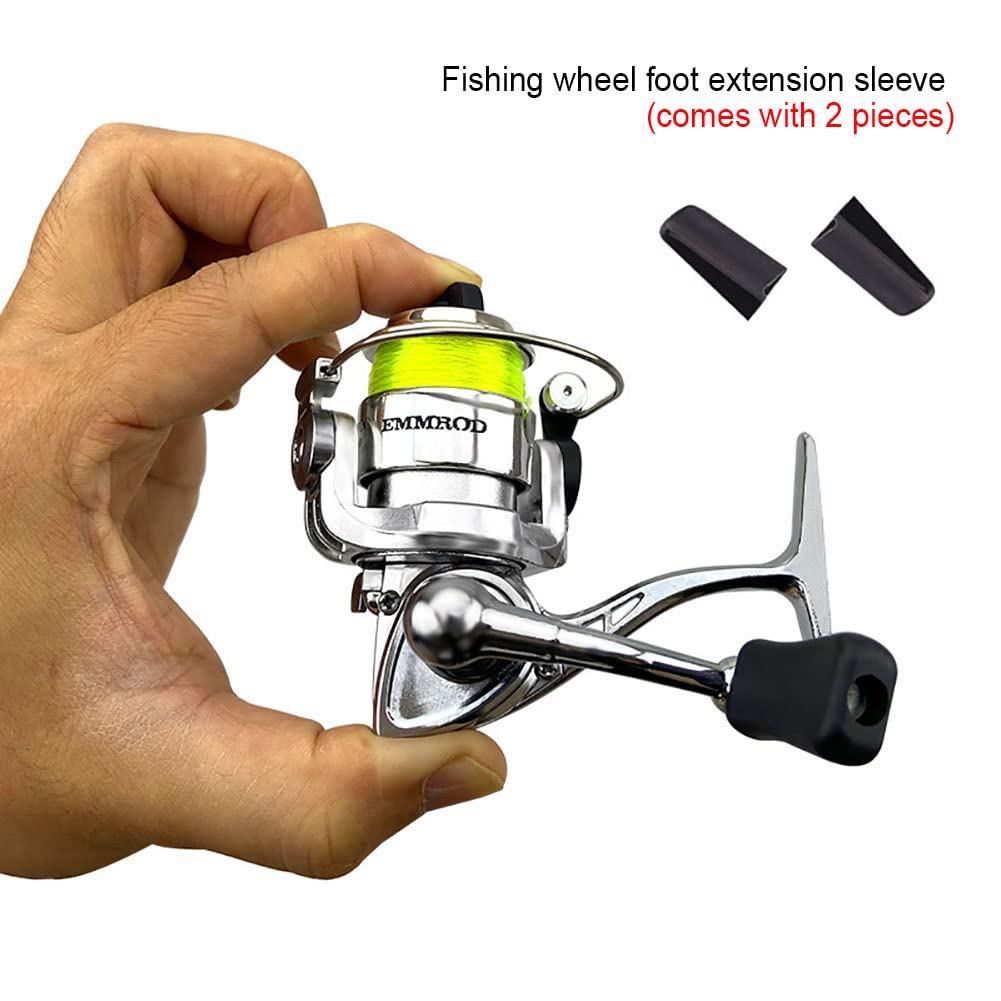 Moulinet de pêche Garvee Mini Spinning Reel 4.3:1 en métal, compact et léger, avec poignée réversible, haute performance, idéal pour la carpe, la perche et la truite.
