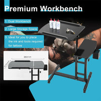 Table de lit mobile Garvee sur roulettes, réglable en hauteur, inclinable, pour ordinateur portable, idéale pour les lits d'hôpital et les lits médicalisés, 60 × 40 × 65-95 cm, noire