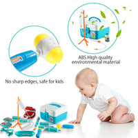 Garvee Jouet de dentiste - Coffret de docteur pour enfants - 20 pièces - Outils réalistes en plastique - Jeu de rôle pour la classe préscolaire