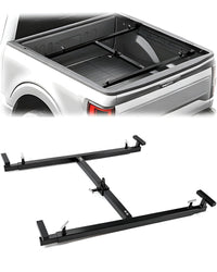 Lève-plateau Garvee universel, capacité de levage de 363 kg (800 lb), réglable de 109 à 200 cm (43 à 79 po), en acier robuste revêtu de poudre et résistant à la corrosion, pour camionnettes.