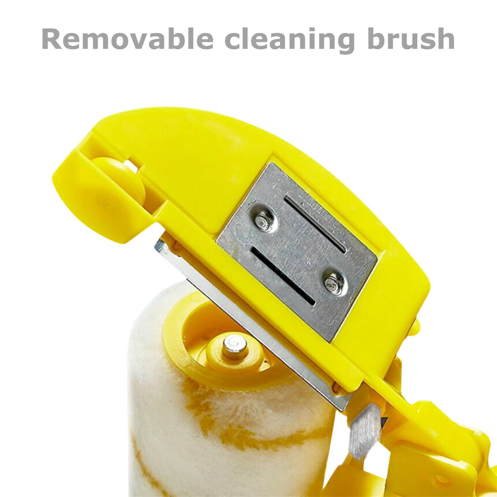 Rouleau à peinture Garvee pour bordures, multifonctionnel, acrylique et ABS, pour murs, plafonds et angles, 30,5 x 12,7 x 6,4 cm, ergonomique