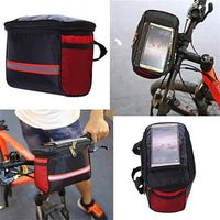 Panier de vélo pliable Garvee, grande capacité, bandes réfléchissantes, amovible, matériau robuste, polyvalent, idéal pour les trajets domicile-travail, le camping et le shopping, bleu