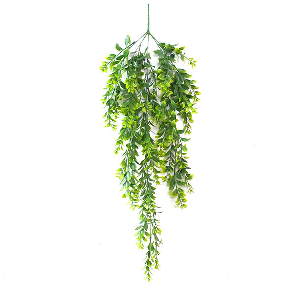 GARVEE Plantes artificielles suspendues vertes – Guirlande de vigne artificielle pour mur et jardin
