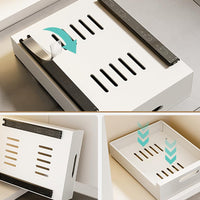 Organisateur de tiroir de cuisine Garvee en acier au carbone extensible et robuste, sans perçage, pour la cuisine et la salle de bain, léger