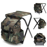 Chaise de randonnée portable Garvee, pliable et résistante à la pluie, idéale pour l'alpinisme et la pêche. Charge maximale : 100 kg. Tissu Oxford. Convient pour le camping, la randonnée et les voyages.