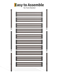 Paravent d'extérieur Garvee avec support 35 x 70 pouces, résistant aux intempéries, idéal pour clôtures, équipements de piscine et autres besoins de jardinage.