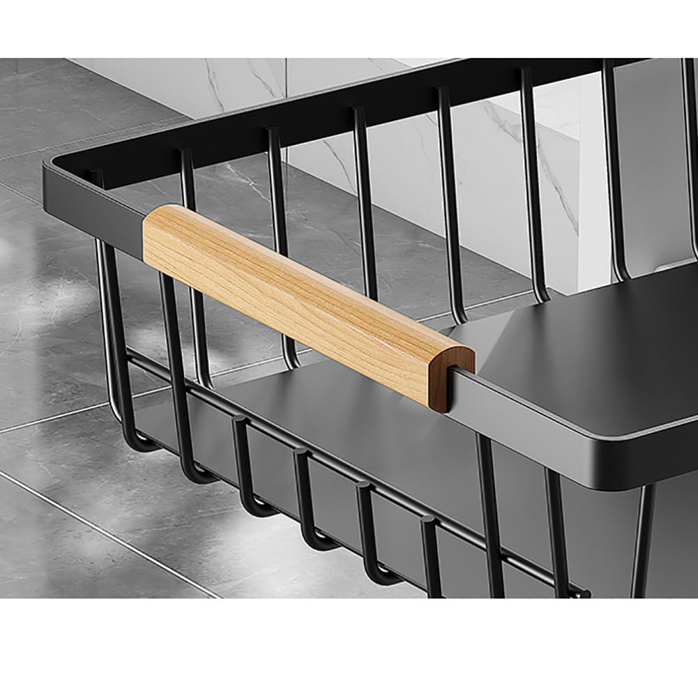 Organisateur de placard extensible Garvee avec rails amortisseurs pour cuisine et garde-manger, sans perçage, antidérapant et pratique
