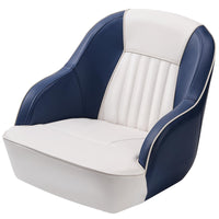 Siège baquet capitaine Garvee pour bateau ponton, en vinyle marin, construction stable et confortable, 49,5 cm (H) x 55,9 cm (L) x 54,6 cm (P).