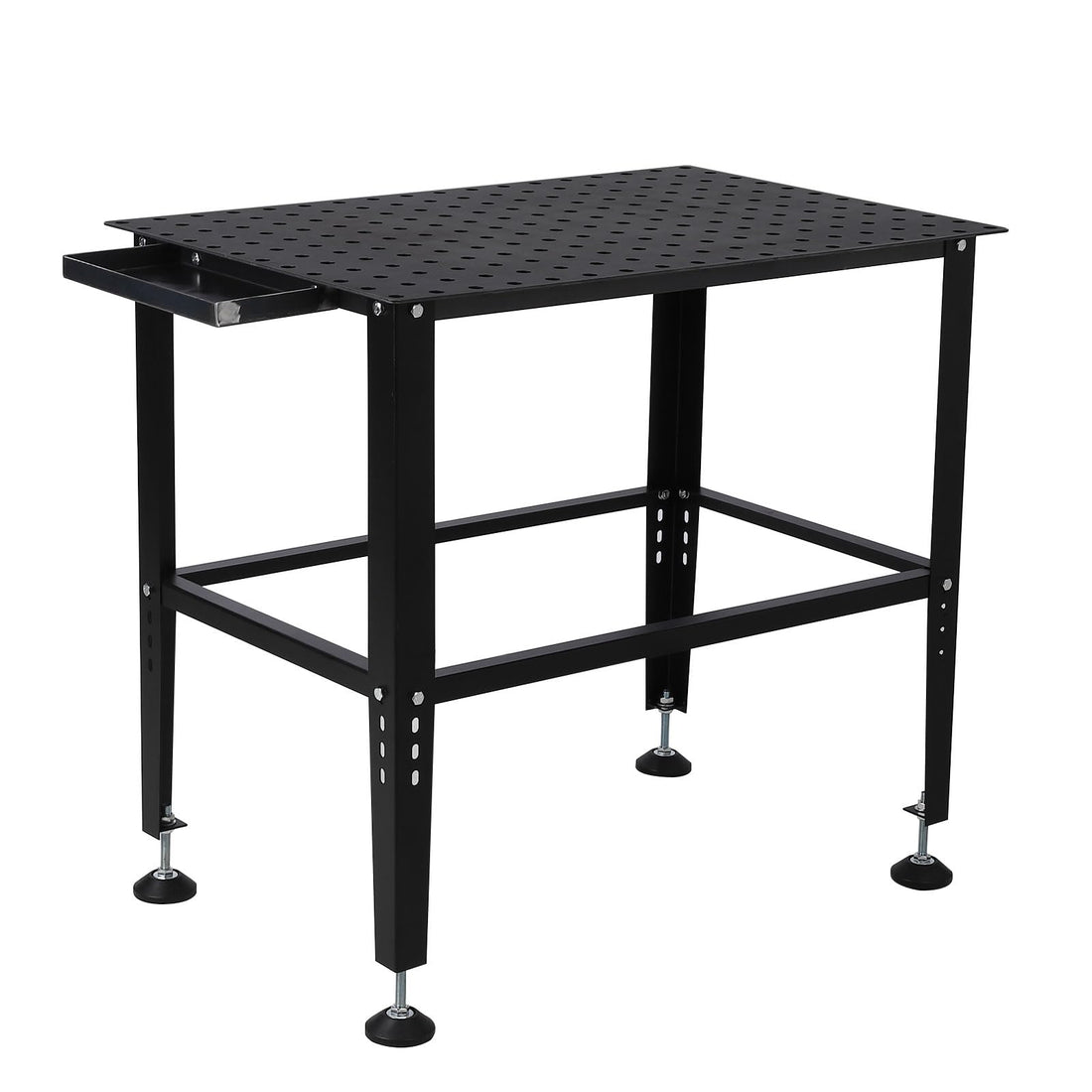 Table de soudage Garvee 91 x 61 cm (36 x 24 po) avec une capacité de charge de 680 kg (1 500 lb), trous de fixation de 16 mm (5/8 po), cadre en acier robuste pour atelier et garage, polyvalente et stable.