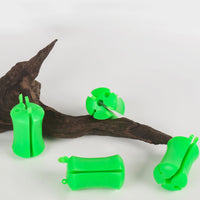 Garvee Lot de 8 sangles de canne à pêche extensibles en silicone à 4 trous, portables, pour accessoires de pêche en extérieur