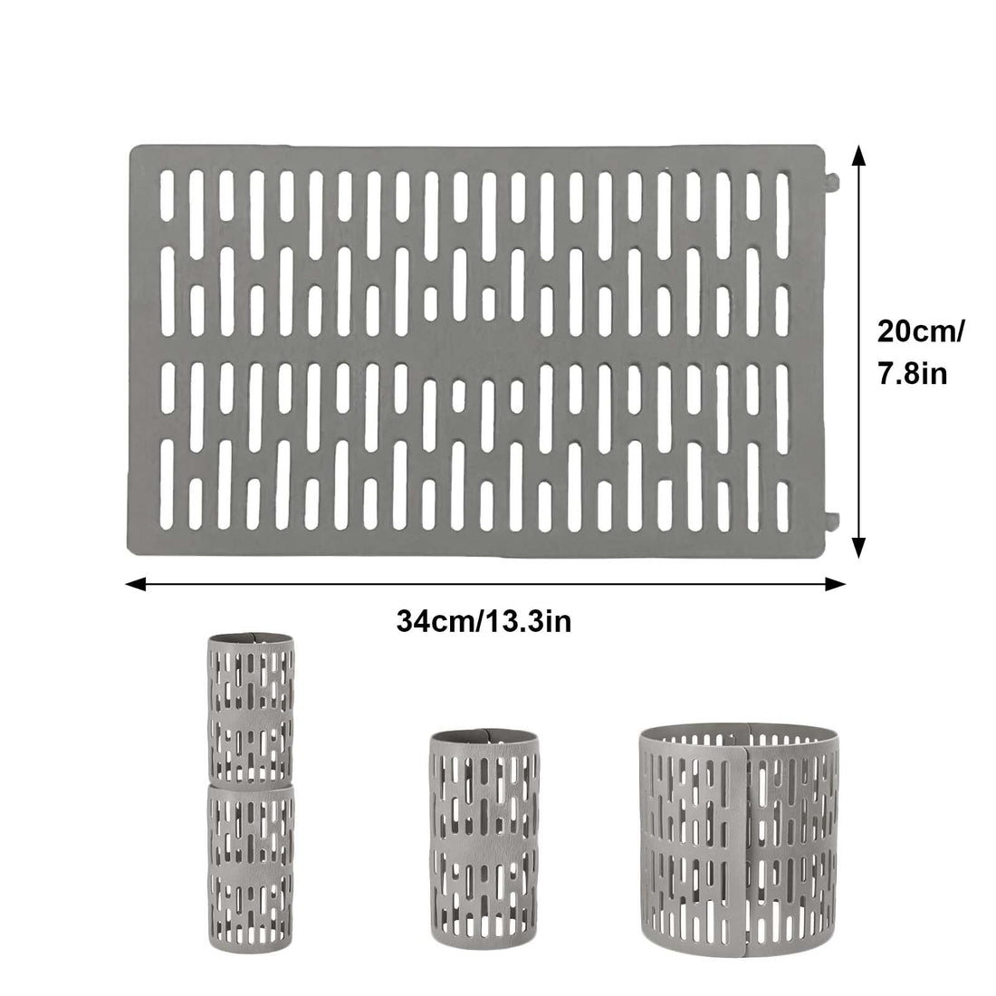Protections d'arbres Garvee, lot de 10, grilles de protection en plastique pour troncs d'arbres, PVC résistant aux intempéries, respirant, sans danger pour l'entretien des jardins et des espaces verts.