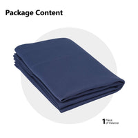 Cantonnières occultantes Garvee, lot de 2, pour fenêtres, salon, cuisine, chambre, bleu marine, 66 x 114 cm