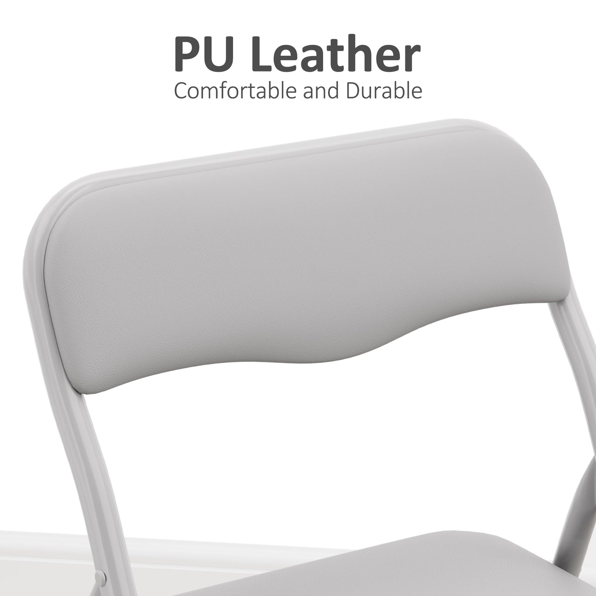 Ensemble table et chaises pliantes Garvee pour enfants, avec coussins d'assise en PU, structure robuste en acier, pliable, idéal pour manger, lire et jouer, compact, multicolore