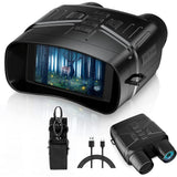 Jumelles Garvee NV4000 4K HD avec écran 3 pouces, vision nocturne infrarouge, caméra 36 MP, enregistrement vidéo en extérieur et batterie au lithium.