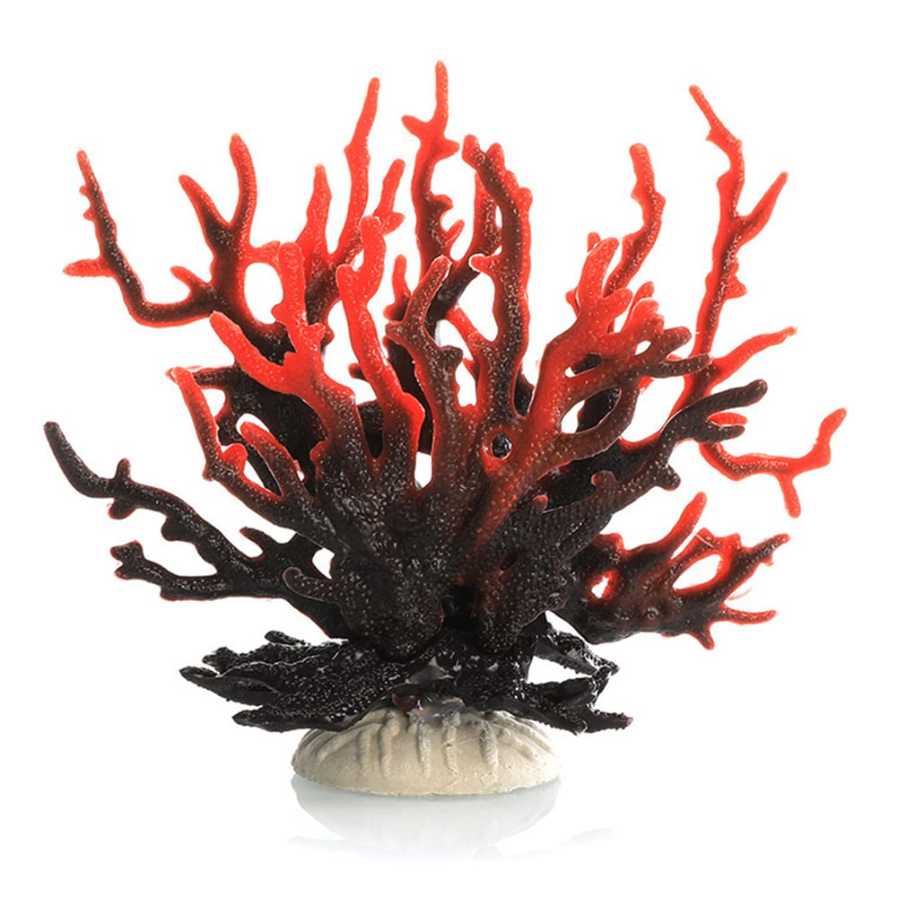 Plantes artificielles d'aquarium Garvee, corail décoratif en plastique de haute qualité pour aquarium et bonsaï, 17 x 6,5 x 14,5 cm