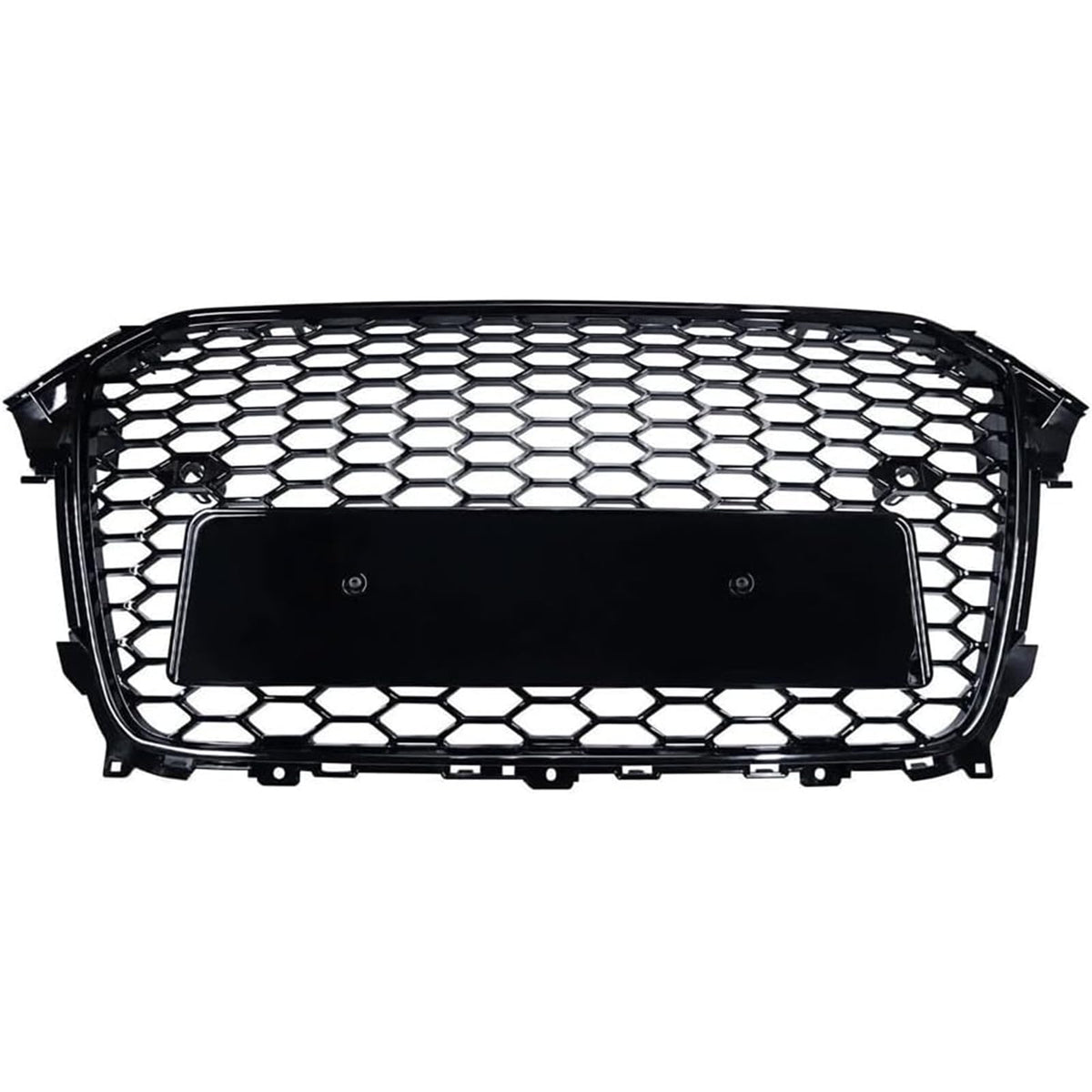 Grille de pare-chocs avant Garvee en nid d'abeille pour Audi A4 B8PA 2013-2016, robuste, ajustement parfait, en plastique, sans logo, modèle européen