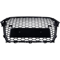Grille de pare-chocs avant Garvee en nid d'abeille pour Audi A4 B8PA 2013-2016, robuste, ajustement parfait, en plastique, sans logo, modèle européen