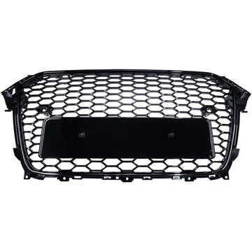 Grille de pare-chocs avant Garvee en nid d'abeille pour Audi A4 B8PA 2013-2016, robuste, ajustement parfait, en plastique, sans logo, modèle européen