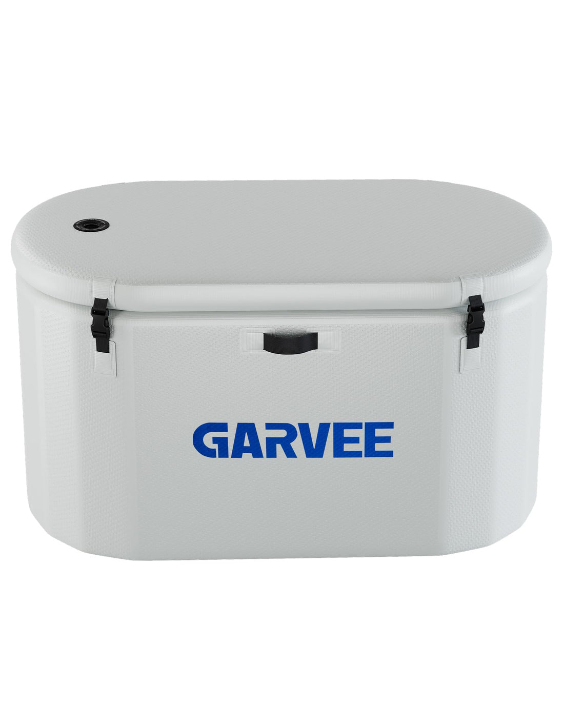 Baignoire glacée Garvee pour athlètes, 248 gallons (930 litres), ovale, portable, en PVC et fibre de verre, couvercle isolé, pour la récupération