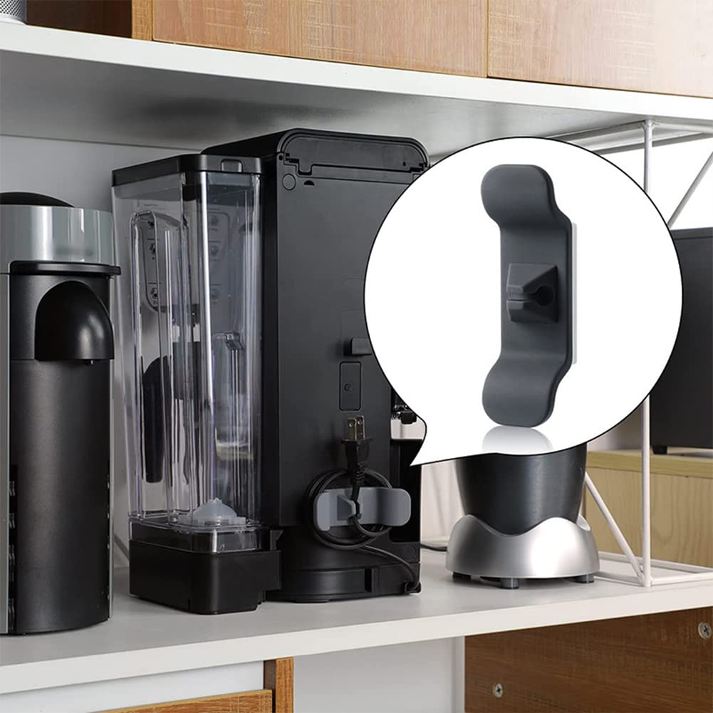 Ensemble de 6 enrouleurs de câbles Garvee pour appareils de cuisine, en silicone, auto-adhésifs, universels, gain de place, organisateur de câbles, cuisine