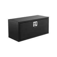 Garvee Boîte à Outils Série 1416 Noire, Acier 60,96 × 35,56 × 40,64 cm, Porte Unique Étanche, pour Pick-up et Remorque