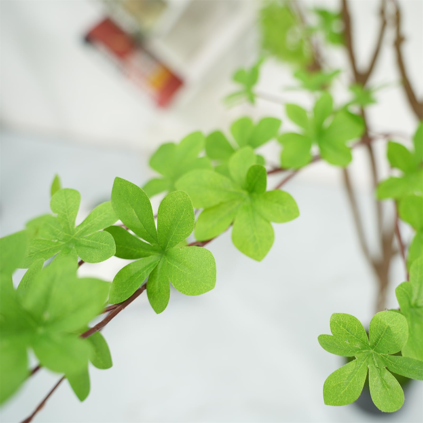 Arbre artificiel Enkianthus Garvee de 150 cm avec feuilles réalistes, en PVC durable, pour la décoration intérieure du salon ou du bureau (vert).